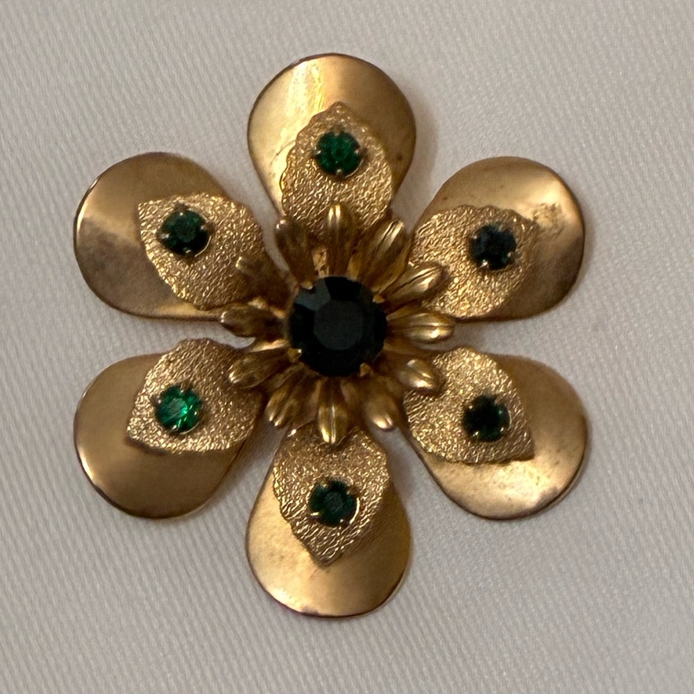 Vintage Floral Brooch